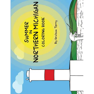 Summer in Northern Michigan Coloring Book - Paperback