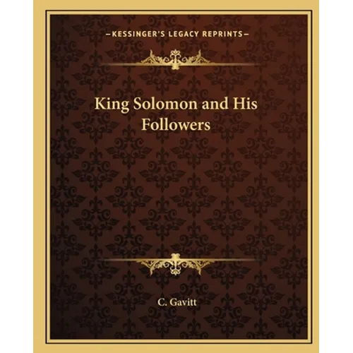 King Solomon and His Followers - Paperback
