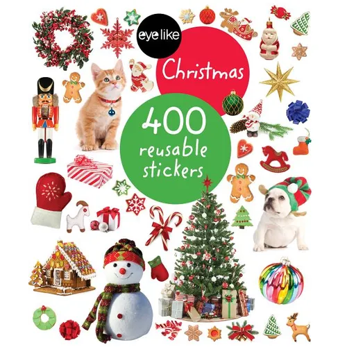 Eyelike Stickers: Christmas: 400 Reusable Stickers - Paperback