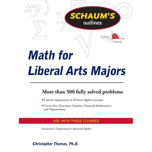 Math for Liberal Arts Majors - Paperback