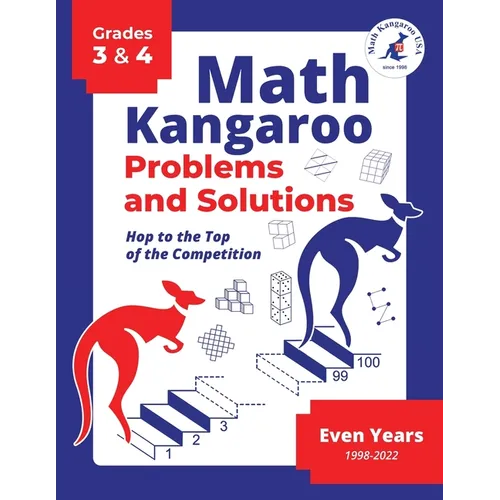 Math Kangaroo Problems and Solutions - Grades 3 & 4 - Even Years - Paperback