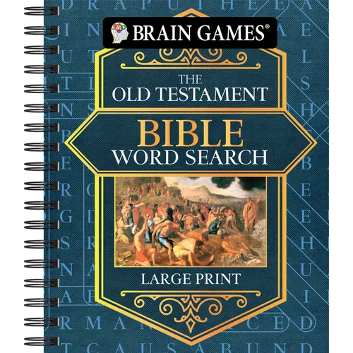 Brain Games - Bible Word Search: The Old Testament - Large Print - Spiral