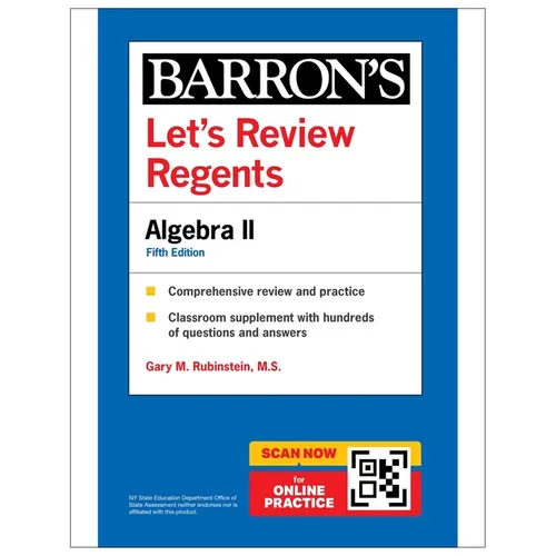 Let's Review Regents: Algebra II, Fifth Edition (Barron's New York Regents) - Paperback