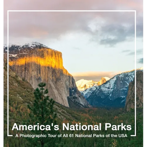 America's National Parks Book: A Photographic Tour of All 61 National Parks of the USA - Hardcover