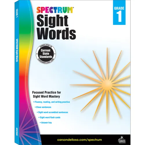 Spectrum Sight Words, Grade 1: Volume 103 - Paperback
