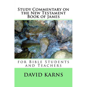 Study Commentary on the New Testament Book of James - Paperback