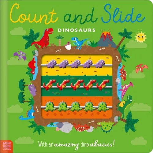 Count and Slide Dinosaurs - Board Book