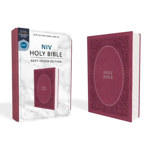 NIV, Holy Bible, Soft Touch Edition, Imitation Leather, Pink, Comfort Print - Imitation Leather