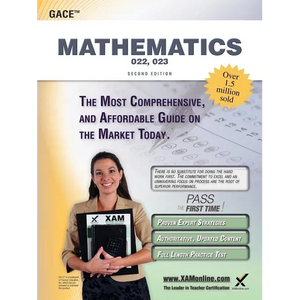 Gace Mathematics 022, 023 Teacher Certification Study Guide Test Prep - Paperback