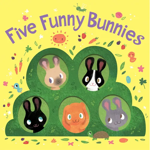 Five Funny Bunnies: An Easter and Springtime Book for Kids - Board Book