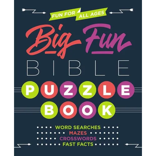 A Big Fun Bible Puzzle Book - Paperback