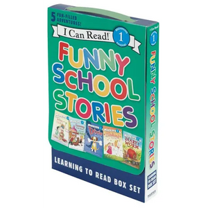 Funny School Stories: Learning to Read Box Set: A Box of 5 Books for Beginning Readers - Paperback