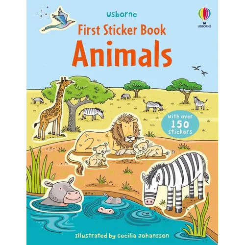 First Sticker Book Animals - Paperback