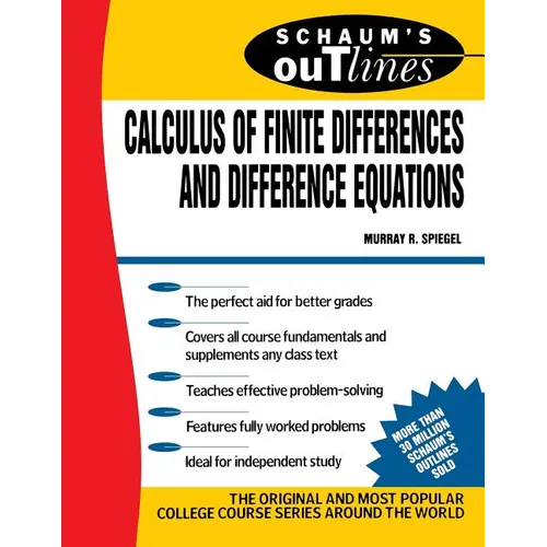 Schaum's Outline of Calculus of Finite Differences and Difference Equations - Paperback