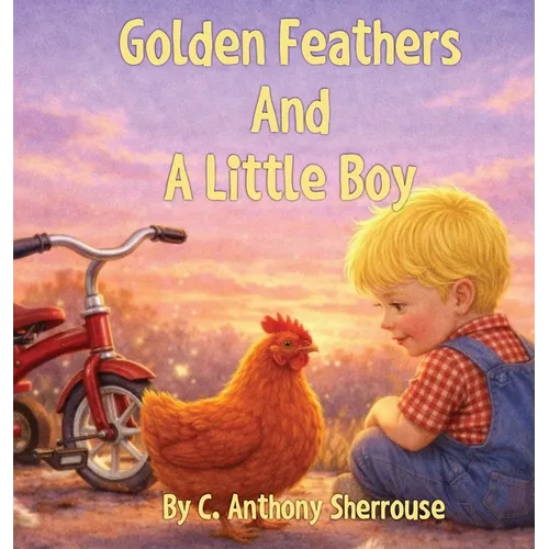 Golden Feathers And A Little Boy - Hardcover