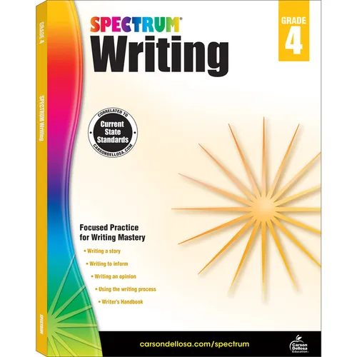 Spectrum Writing, Grade 4: Volume 38 - Paperback