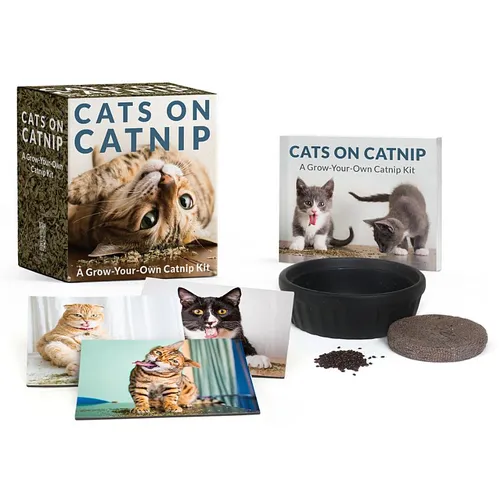 Cats on Catnip: A Grow-Your-Own Catnip Kit - Paperback