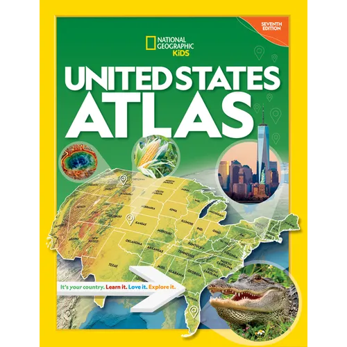 National Geographic Kids United States Atlas, 7th Edition - Paperback