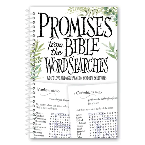 Promises from the Bible Word Searches - Spiral