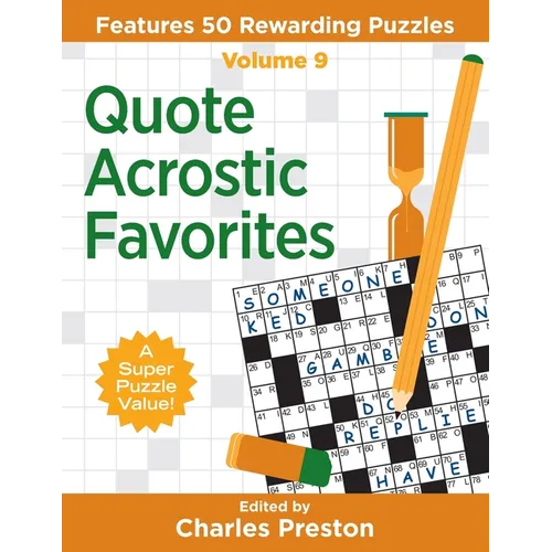 Quote Acrostic Favorites: Features 50 Rewarding Puzzles - Paperback