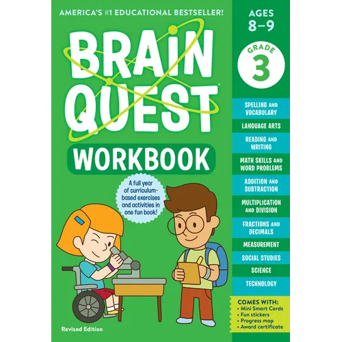 Brain Quest Workbook: 3rd Grade Revised Edition - Paperback