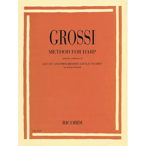 Method for Harp: With 65 Easy & Progressive Little Studies - Paperback