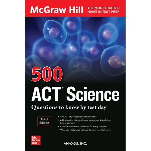 500 ACT Science Questions to Know by Test Day, Third Edition - Paperback