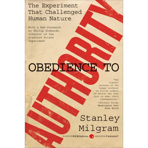 Obedience to Authority: An Experimental View - Paperback