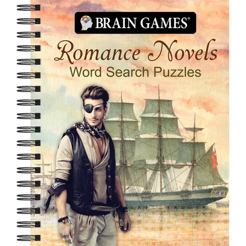 Brain Games - Romance Novels Word Search Puzzles - Spiral