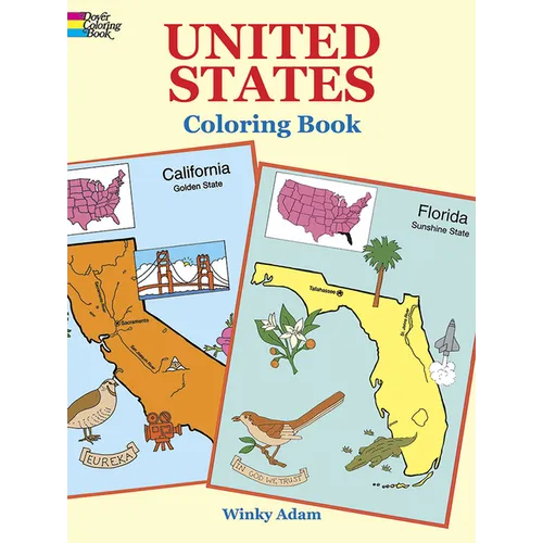 United States Coloring Book - Paperback