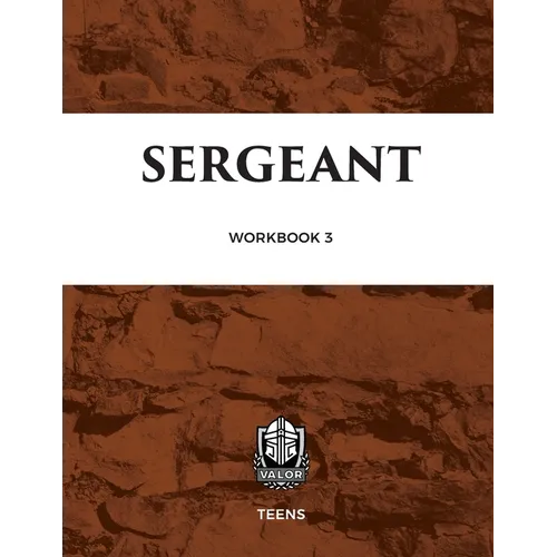 Valor Workbook Three - Sergeant - Paperback