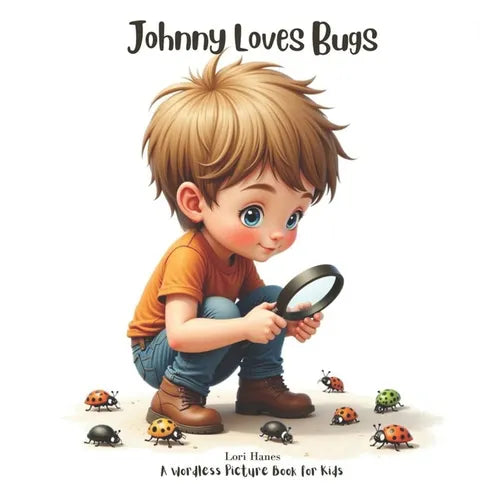 Johnny Loves Bugs: A Wordless Picture Book for Kids - Paperback