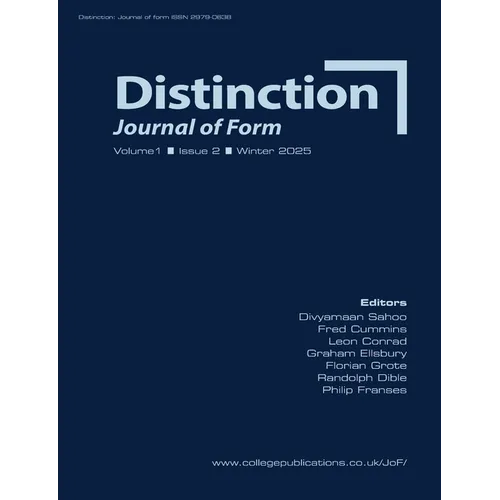 Distinction. Journal of Form. Volume 1, Issue 2, Winter 2025 - Paperback