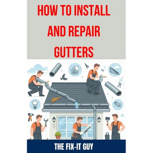 How to Install and Repair Gutters: The Ultimate DIY Guide to Gutter Installation, Maintenance, Cleaning, and Repair for Seamless and Sectional - Paperback