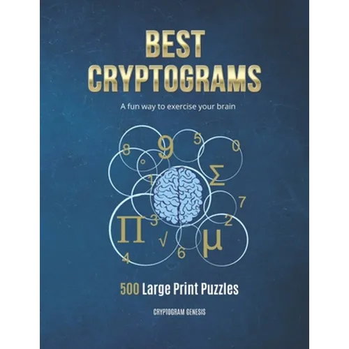 Best Cryptograms: Cryptograms Puzzle, Cryptoquote Puzzles, Cryptograms Books, Cryptograms Puzzle Books - Paperback