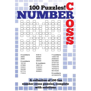 Number Cross Puzzle Book: A fantastic book of 100 number cross puzzles, complete with solutions! - Paperback