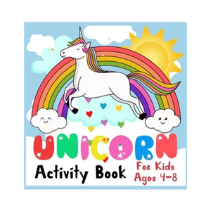 unicorn activity book for kids ages 4-8: activity book for girls - Paperback