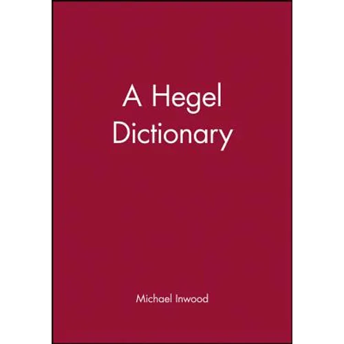 A Hegel Dictionary - Paperback
