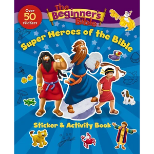 The Beginner's Bible Super Heroes of the Bible Sticker and Activity Book - Paperback