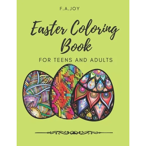 Easter Coloring Book: For Teens and Adults - Paperback