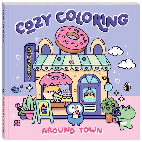Art Maker Cozy Coloring Around Town - Paperback