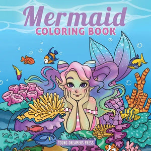 Mermaid Coloring Book: For Kids Ages 4-8, 9-12 - Paperback