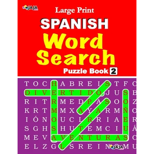 Large Print SPANISH WORD SEARCH: Vol. 2 - Paperback