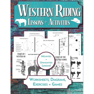 Western Riding Lessons & Activities: Horseback Lesson Plan and Worksheets for Equestrian Students & Riding Instructors - Paperback