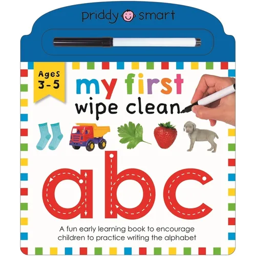 ABC (My First Wipe Clean): A Fun Early-Learning Book for Kids to Practice Their Pen Control Skills - Board Book