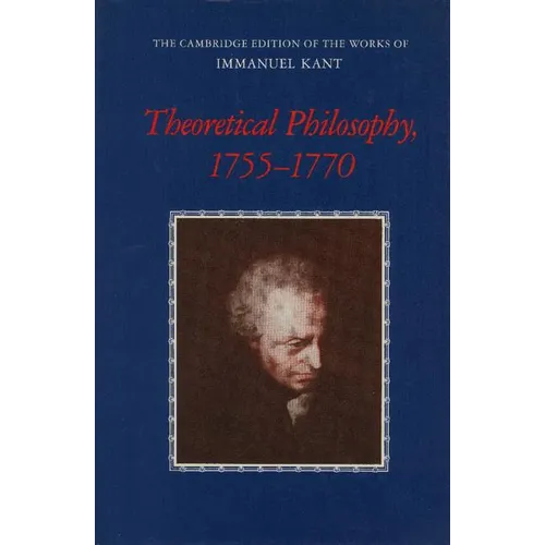 Theoretical Philosophy, 1755 1770 - Paperback
