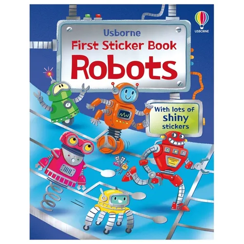 First Sticker Books Robots - Paperback