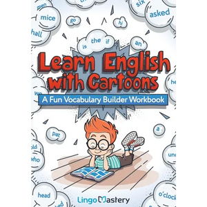 Learn English With Cartoons: A Fun Vocabulary Builder Workbook - Paperback