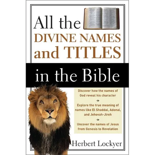 The All the Divine Names and Titles in the Bible - Paperback