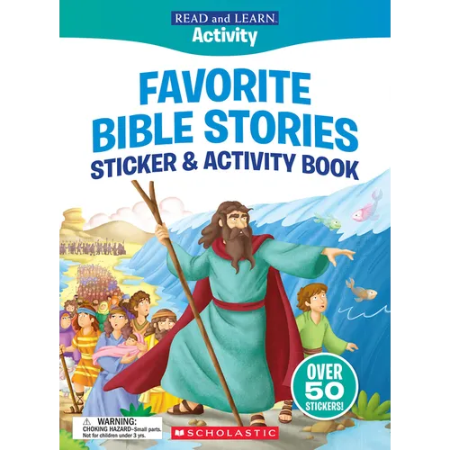 Read and Learn: Favorite Bible Stories Sticker & Activity Book - Paperback
